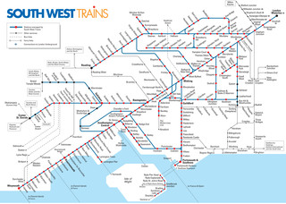 South West Trains netzplan