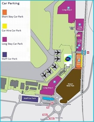 Karte, plan und terminalplan von London Southend Flughafen (SEN)
