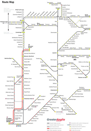 Chiltern Railways netzplan
